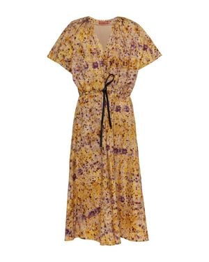 Altuzarra Romy Floral Cotton Midi Dress - Multicolor