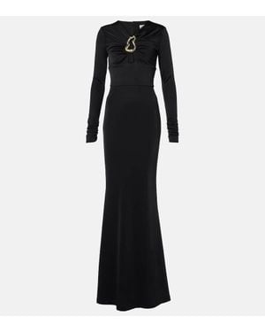 Rebecca Vallance Domenica Cutout Gown - Black
