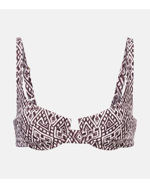 Melissa Odabash Top De Bikini Milan - Marrón