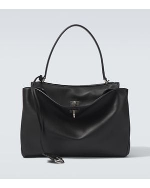 Balenciaga Tote Bag Rodeo Medium Aus Leder - Schwarz