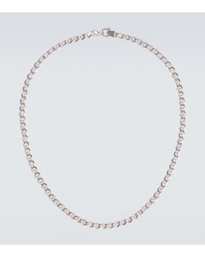 Tom Wood Jude Sterling Chain Necklace - White