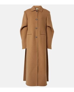 KHAITE Cappotto Oversize Darton - Marrone