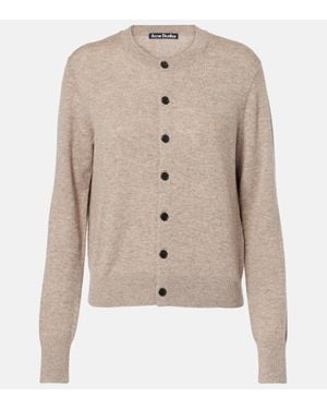 Acne Studios Cardigan Keny Face - Neutro