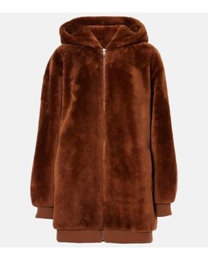 Yves Salomon Meteo Shearling Jacket - Brown