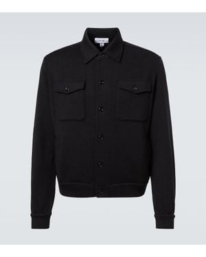 Lardini Hemdjacke Aus Schurwolle - Schwarz
