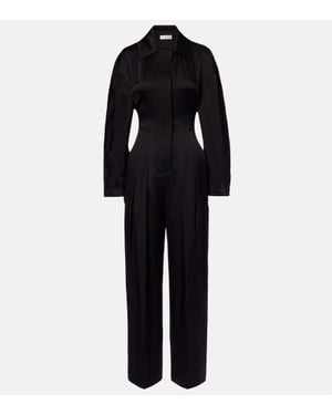 Victoria Beckham Belted Jumpsuit - Black