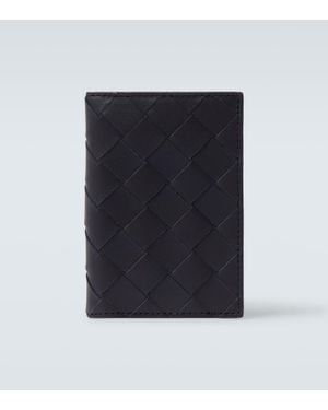 Bottega Veneta Kartenetui Intrecciato Aus Leder - Schwarz