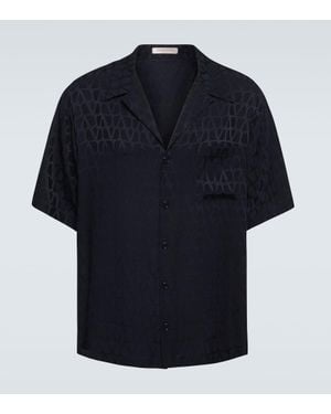 Valentino Camicia Bowling - Blu
