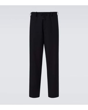 Dries Van Noten Gerade Hose Penny Aus Wolle - Schwarz