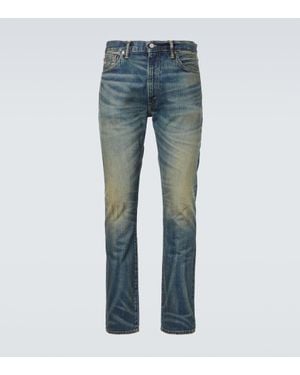 RRL Faded Slim Jeans - Blue