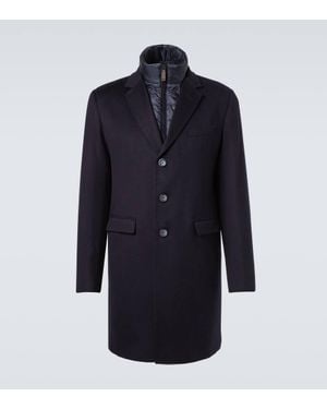Herno Mantel Aus Kaschmir - Blau