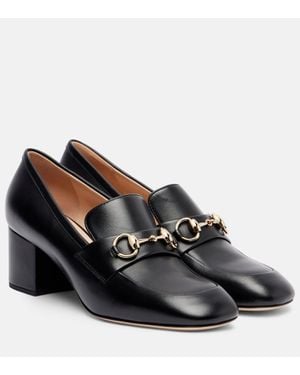 Gucci Loafer-Pumps Lady Horsebit Aus Leder - Schwarz