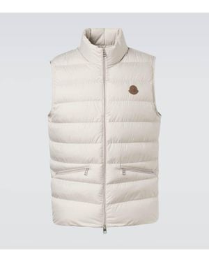 Moncler Gilet Imbottito Treompan - Bianco