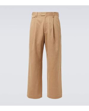 AURALEE Mid-Rise-Chinohose Aus Baumwolle - Natur