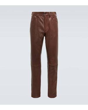 AURALEE Pantaloni - Marrone