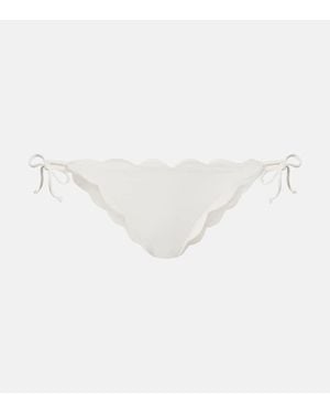 Marysia Swim Braga De Bikini Mott Festoneada - Blanco