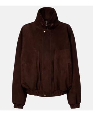 Magda Butrym Suede Jacket - Brown