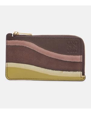 Loewe Kartenetui Landscape Aus Leder - Braun