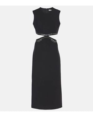 Dorothee Schumacher Abito Midi Con Cristalli - Nero