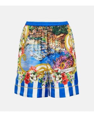 Dolce & Gabbana Shorts Portofino - Blu
