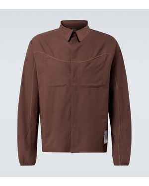 Satisfy Camicia Peaceshell River - Marrone