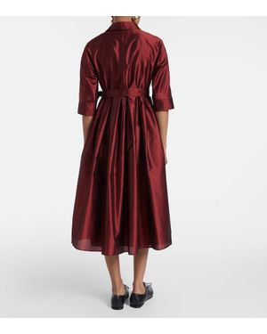 Max Mara Bustier Dress In Wool, Mohair And Silk in Black | Lyst