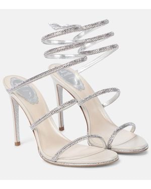 Rene Caovilla Verzierte Sandalen Cleo Aus Leder - Mehrfarbig