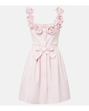 Giambattista Valli Minikleid Aus Baumwolle - Pink