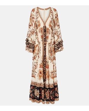 FARM Rio Majestic Garden Maxi Dress - Natural
