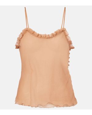 Chloé Ruffled Camisole - Natural