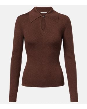 Emilia Wickstead Pullover Ambrose Aus Wolle - Braun