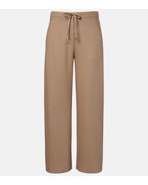 Max Mara Hose Aus Wollflanell - Natur