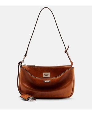 Balenciaga Rodeo Leather Shoulder Bag - Brown