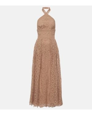 Elie Saab Abito Midi - Marrone