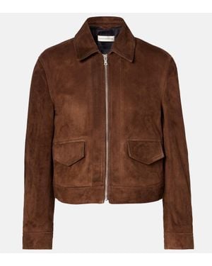 Nour Hammour Vanves Suede Jacket - Brown