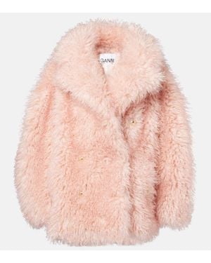 Ganni Oversized Coat - Pink