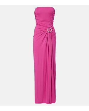 Jonathan Simkhai Robe Longue Emma - Rose