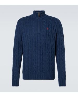 Polo Ralph Lauren Pullover Aus Baumwolle - Blau