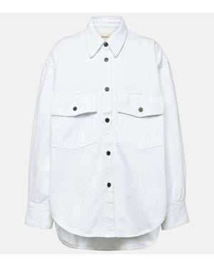KHAITE Mahmet Denim Shirt - White