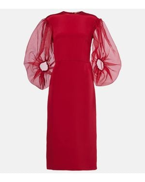 Altuzarra Abito Midi Danielle - Rosso