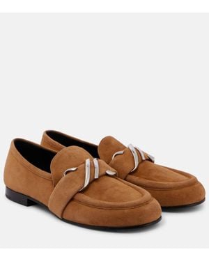 Proenza Schouler Mocassini Monogram - Marrone