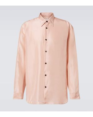 Dries Van Noten Silk Shirt - Pink