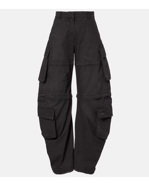 Acne Studios Pantaloni Cargo Tapered - Nero