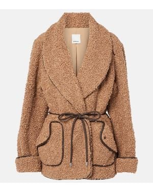 Jonathan Simkhai Kimia Faux Fur Jacket - Brown
