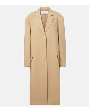 Frankie Shop Tribeca Oversized Coat - Natural