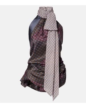 Dries Van Noten Top - Marrone
