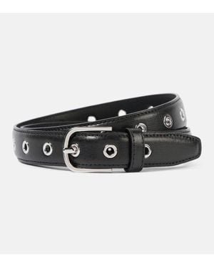 TOTEME Embellished Leather Belt - Black