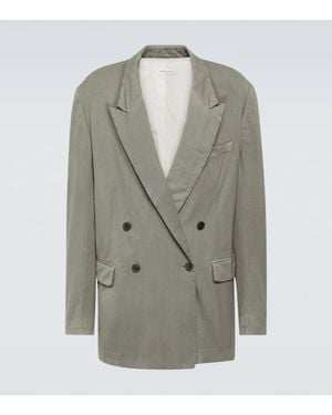 Dries Van Noten Oversized Wool-Blend Blazer - Green