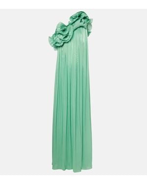 Costarellos Abito Lungo Charmain - Verde