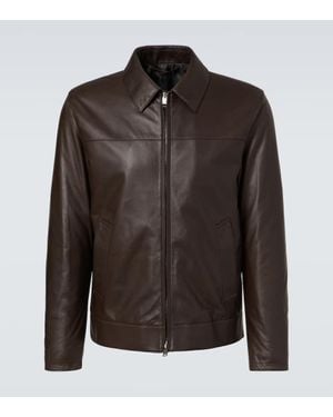 Brioni Leather Jacket - Black